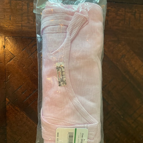 Free People Pink Crystal Long Beach Tank SZ L- NRFP - Picture 3 of 5